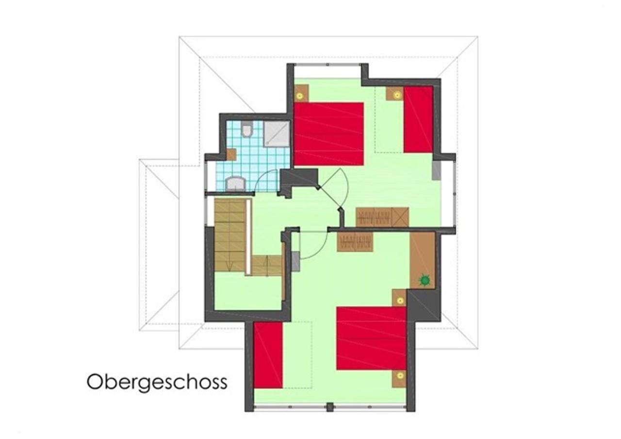 Villa Schnuck - Das Rote Ferienhaus Бадгаштейн Экстерьер фото